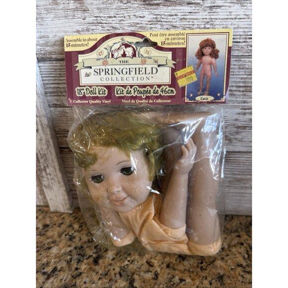 Springfield Collection 18" Doll Kit  Vintage  New  Sealed Eyes Open And Close - Picture 5 of 5